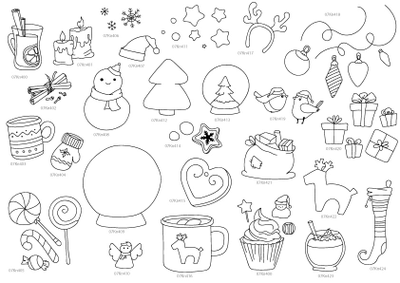 ФП штамп "Кружка с орнаментом"