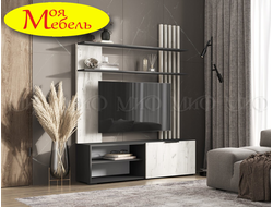 Роджина Гостиная (дуб крафт белый/графит)