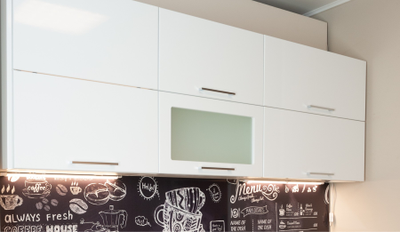 Композиция модульной кухни Равенна Шайн Белый глянец