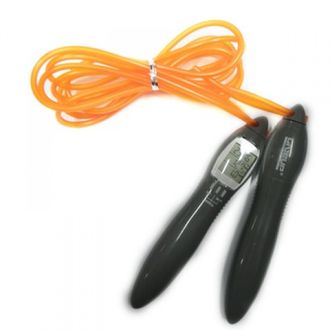 Купить Скакалка c электронным счетчиком LiveUp ELECTRONIC JUMP ROPE LS3123 в оранжевом цвете