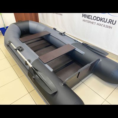 Моторная лодка Таймень NX 2850 слань-книжка киль графит/черный