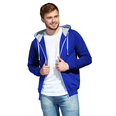 Толстовка мужская без начёса (A61) 260 г/м2, 92% хлопок, 8% эластан