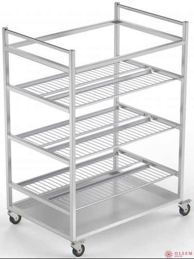 Тележка для сушки стаканов ТСС-3/900/600/1250-п