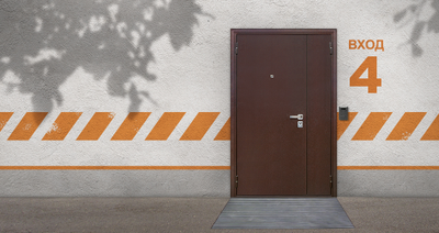 Стальная дверь   Двустворчатая NEW (заказная)