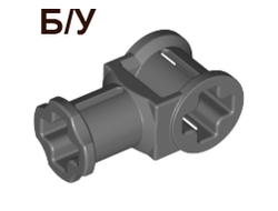 ! Б/У - Technic, Axle Connector with Axle Hole, Dark Bluish Gray (32039 / 4210669 / 6184977 / 6375679) - Б/У