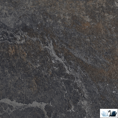 Керамогранит Ocean Ceramic Blaze nero графитовый 60 x 60 см карвинг