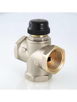 Трехходовой термостатический смесительный клапан Valtec VT.MR01 VT.MR02 VT.MR03 для теплого пола