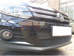 Защита радиатора Volkswagen Tiguan (рестайлинг) 2011-2016 black
