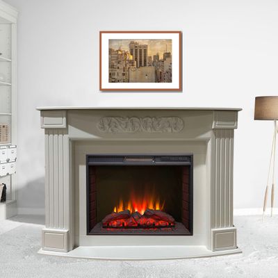 Электрокамин Венеция WT с очагом Sparta 25.5 LED