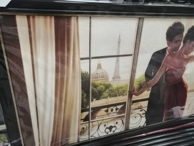 Картина в раме 50 х 100 см Pierre Benson - Lovers in Paris