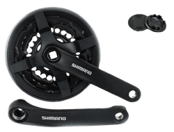 Система Shimano TY301, 150 мм, кв., 42/34/24, с защ., черн., AFCTY301K244CL