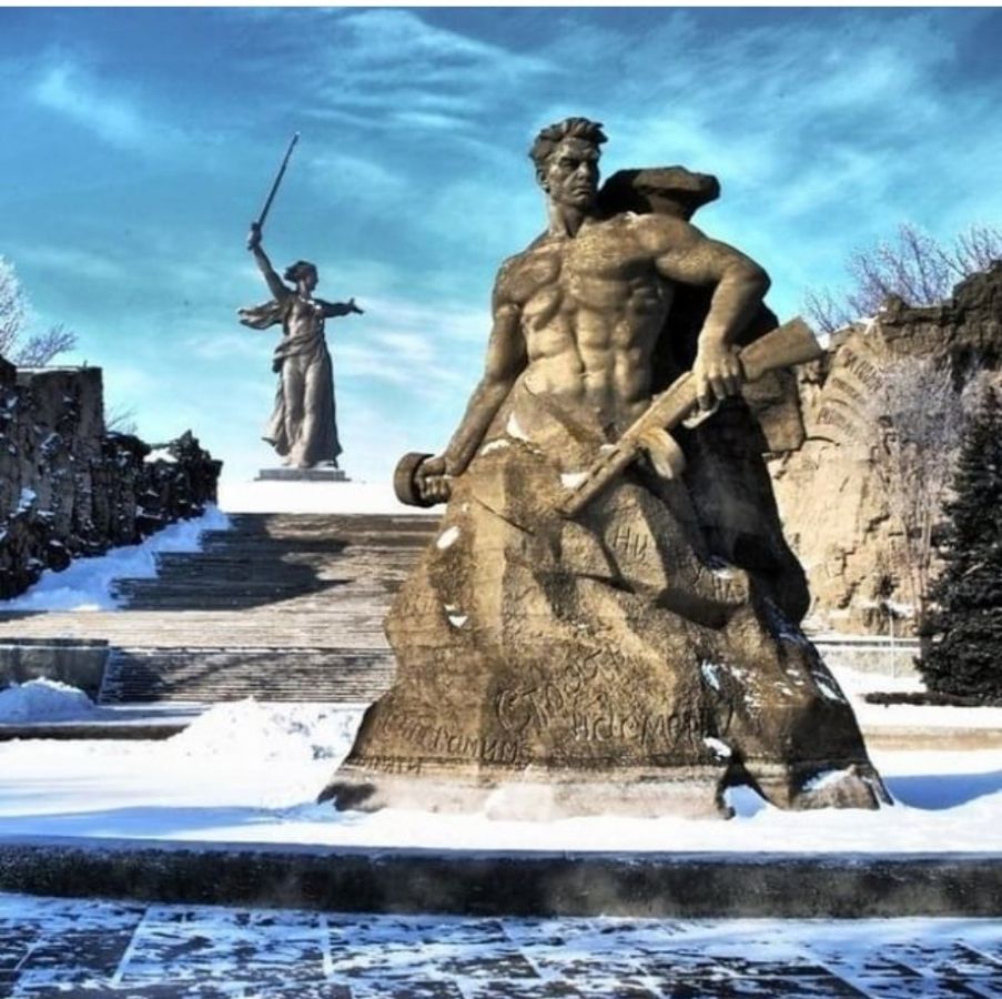 мамаев курган в годы войны фото