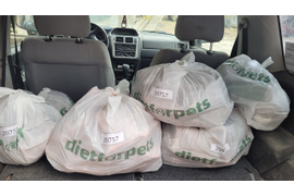 Мы передали от нас с вами вкусные гостинцы подопечным приюта "Мурка". За период с 02.07 по 01.09.23 сумма по благотворительным купонам составила 3966 руб.