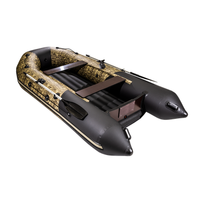 Моторная лодка Таймень NX 3400 НДНД PRO камуфляж камыш/черный