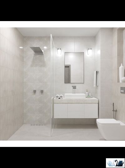 Плитка Azori Artemest 31,5 х 63 см настенная, под бетон, глянец