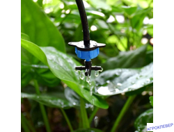 Капельница  8.0 л/ч 0,8-3.2bar компенсированная разборная  1/4 синяя