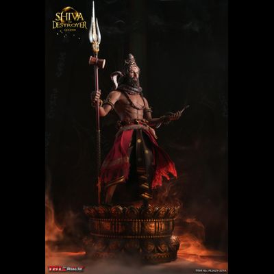 Индийский бог Шива (золотой) - Коллекционная фигурка 1/6 Shiva The Destroyer Golden (PL2023-221A) - TBLeague