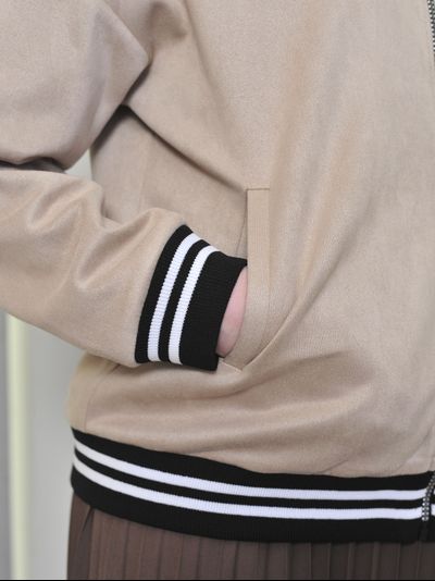 Бомбер EL - 480 бежевый