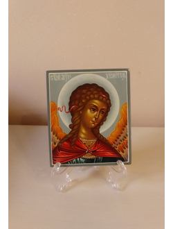 Ангел-Хранитель. Рукописная икона. 9х10,5см.
