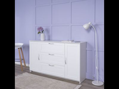 Сириус Тумба 2 двери и 3 ящика 1560х946х412 белый