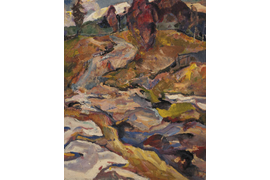 «Весна. Последний Снег», 1976, холст, масло, 69х57