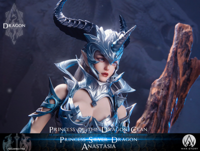 Принцесса-дракон Анастасия (серебряная) - Коллекционная ФИГУРКА 1/6 scale Dragon Princess - Silver Dragon Anastasia (WS019A) - WAR STORY