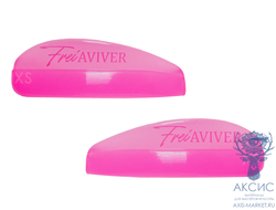 FreiAVIVER Силиконовые валики глянец (розовый), XS