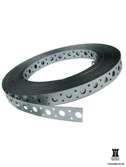 Лента перфорированная прямая 12х0.5 (25метров)