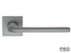 Дверная ручка на квадратном основании Fratelli Cattini "LINEA" 8-GA антрацит серый