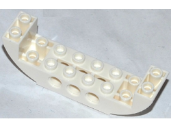 Slope, Curved 8 x 2 x 2 Inverted Double, White (11301 / 6032307 / 6265642)