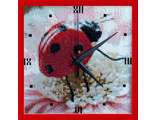 "Часы Божья коровка" КЧ DS603 (алмазная мозаика) mh-mjk jg