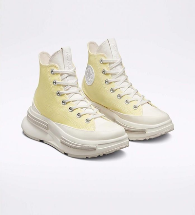 Кеды Converse Run Star Legacy CX Form Soft Sunshine желтые высокие на платформе