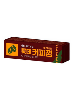 Жевательная резинка Lotte Arabica Gum с кофейным вкусом, 26 гр (Корея)