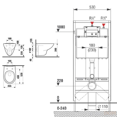 Комплект Roca Mateo