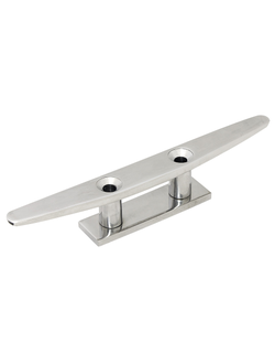 Утка швартовная серповидная Мореман, сквозной крепеж, 150 мм