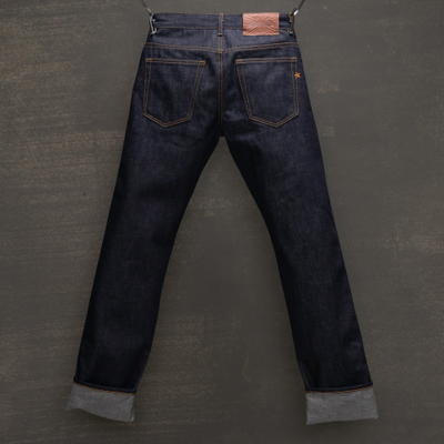 Джинсы =Brave Star= True Straight 14oz Hardline Japan Selvage Denim