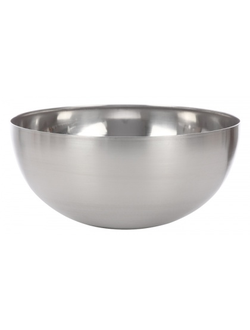 Миска 240 мм полусфера, нержавеющая сталь