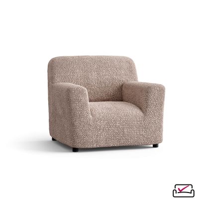 Чехол на кресло Микрофибра Премиум Античная Роза. Защита мягкой мебели от животных. ИТАЛИЯ