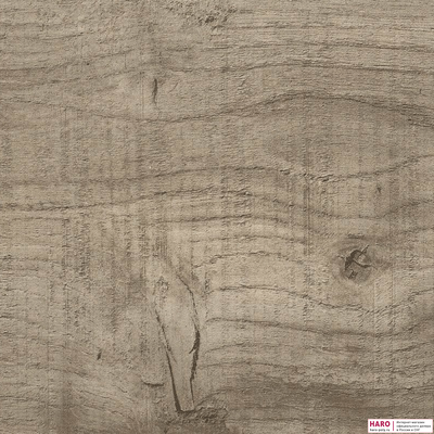 Пробковые полы Haro Дуб Шэбби Серый 537261 структура
