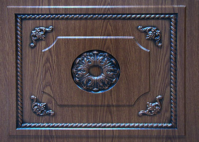 Декоративный элемент с чернением