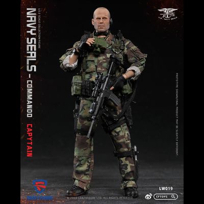 Капитан "морских котиков" США - Коллекционная фигурка 1/12 SCALE SEAL Special Assault Team Captain (LW019) - CRAZY FIGURE