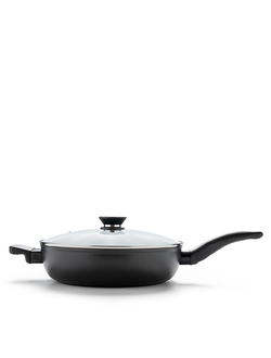 Сковорода с антипригарным покрытием айкук со стеклянной крышкой от Амвей