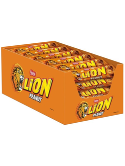 Батончик Lion с арахисом
