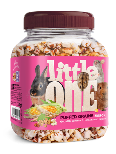Little One для грызунов воздушные зёрна 100 г