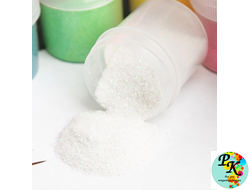 Блестки декоративные БЕЛЫЕ, 10 ГР