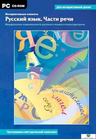 Интерактивные плакаты. Русский язык. Части речи. Морфология современного русского языка и культура р