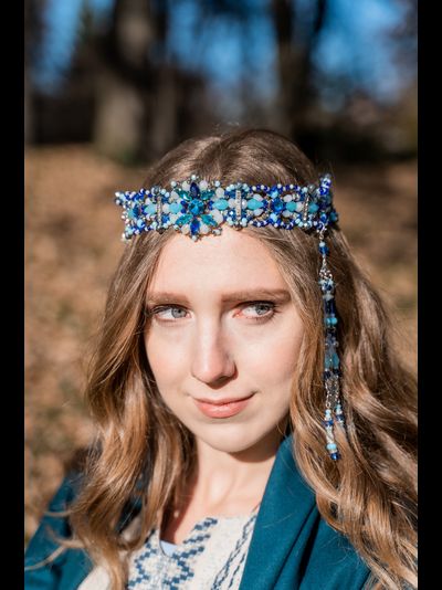 Очелье хрустальное "Василиса"