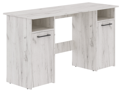 Фронда-9 стол письменный с 2 тумбами Крафт светлый