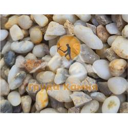 Галька жемчужная морская, фракция 5-10 мм