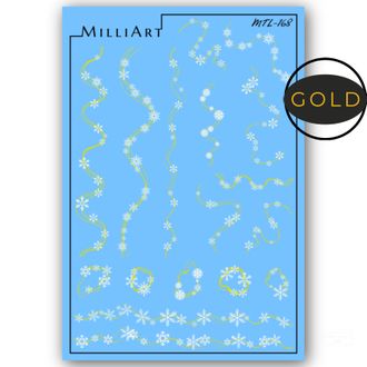 Слайдер-дизайн MilliArt Nails Металл MTL-168